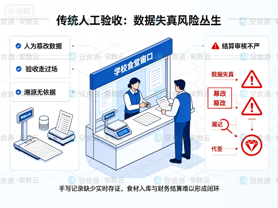 开学季聚焦校园食安：传统人工验收漏洞多，智能收货秤如何堵住“虚报重量”？
