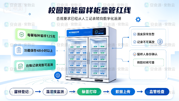 校园食堂留样柜选型全攻略：从125克红线到监管对接，一篇讲透