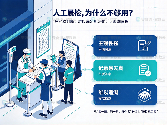 学校食堂晨检仪功能有哪些？3分钟看懂智能晨检设备核心指标-智慧溯源