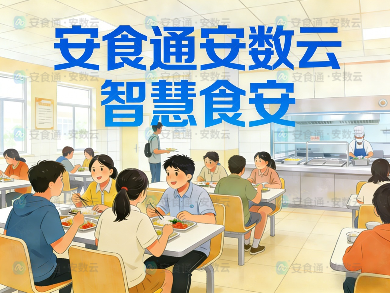 科技赋能校园食安，安食通安数云守护您的每一餐！