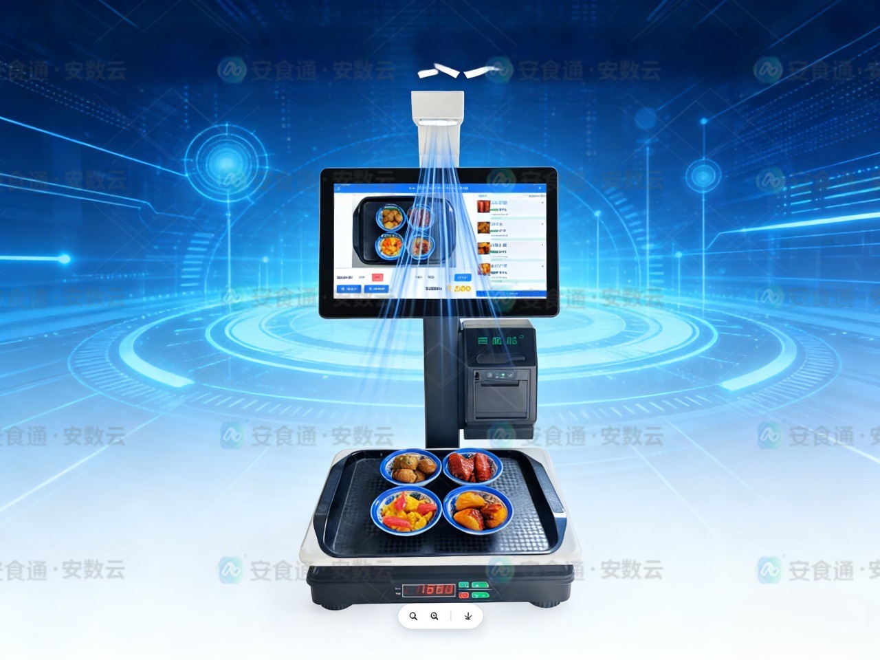 “称重-打印-上传”全闭环！安食通WL-ACS-15，专为校园食堂打造的食安守门员