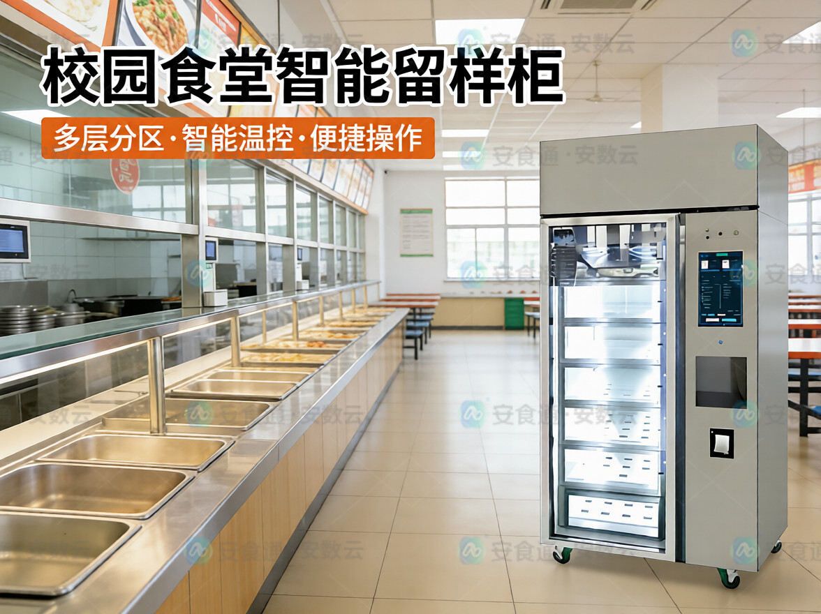 食安留样数字化怎么破？安食通WL-LYG6多门留样柜：6门独立控温，自动溯源超省心