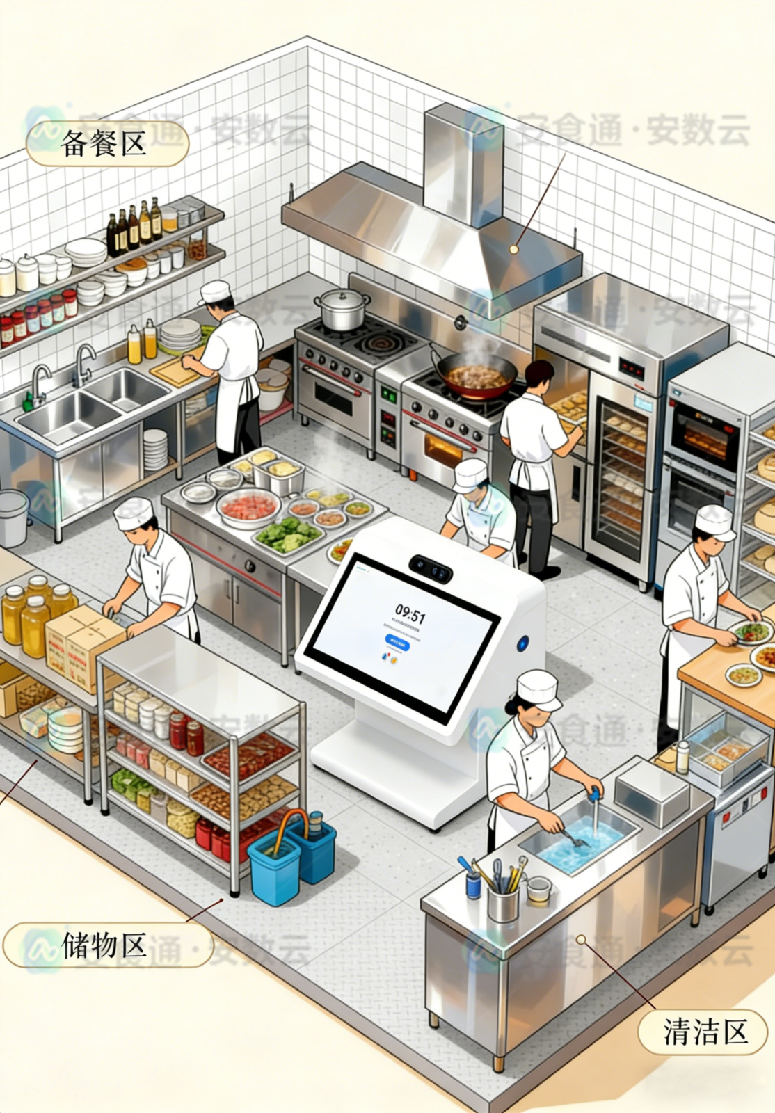 守好校园食安“第一关”：安食通安数云智能晨检仪，让风险止于“门前”-智慧溯源