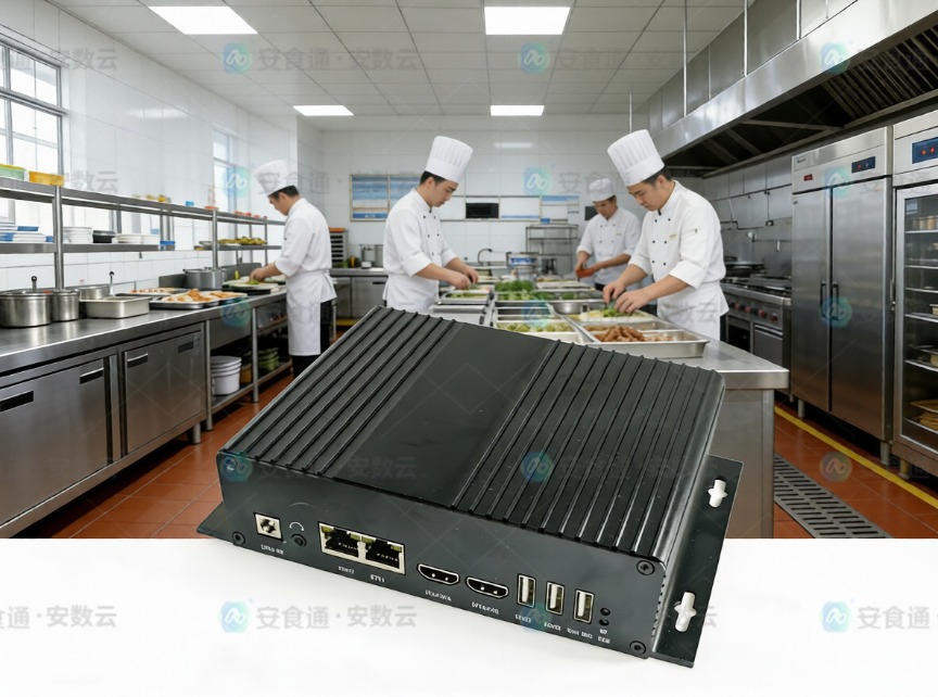 AI分析终端：校园后厨的“智慧之眼”，让食安监管一目了然-智慧溯源