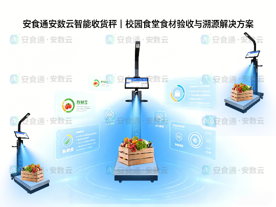 安食通安数云智能收货秤：校园食堂验收的“精准之眼”与“溯源之钥”-智慧溯源
