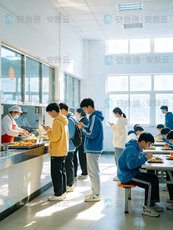 安食通安数云：以智慧科技重塑校园食堂安全，打造全流程可追溯的“阳光厨房”-智慧溯源