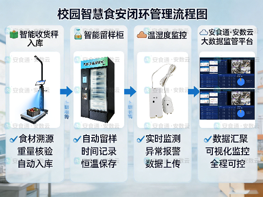 智能收货秤在校园食堂食材入库中的五大优势，让每一份校园餐都安全可塑-智慧溯源
