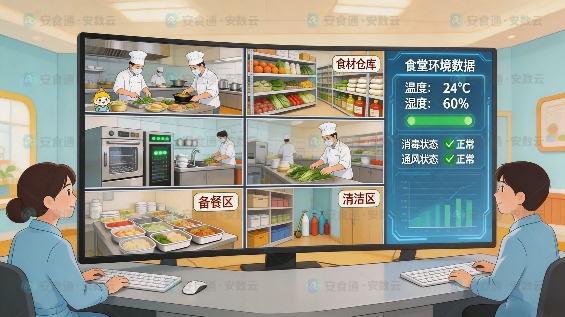 高校智慧食堂整套解决方案包含哪些模块？一文看懂5大核心功能-智慧溯源